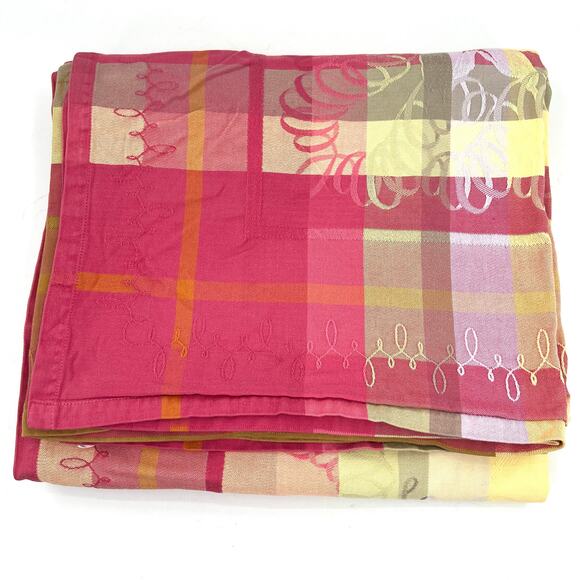 Garnier Thiebaut French Provençale sun flower cotton tablecloth - Picture 4 of 10